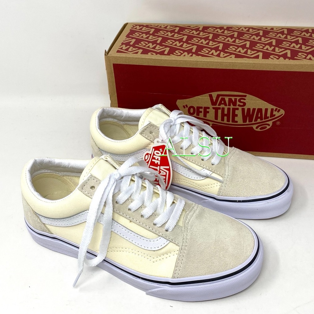💖MEGA SALE💖VANS Old Skool Classic Suede Canvas White Women’s s VN0A4U3BFRL - Picture 2 of 11